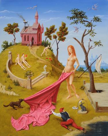 Print of Nude Paintings by Andrei Rabodzeenko