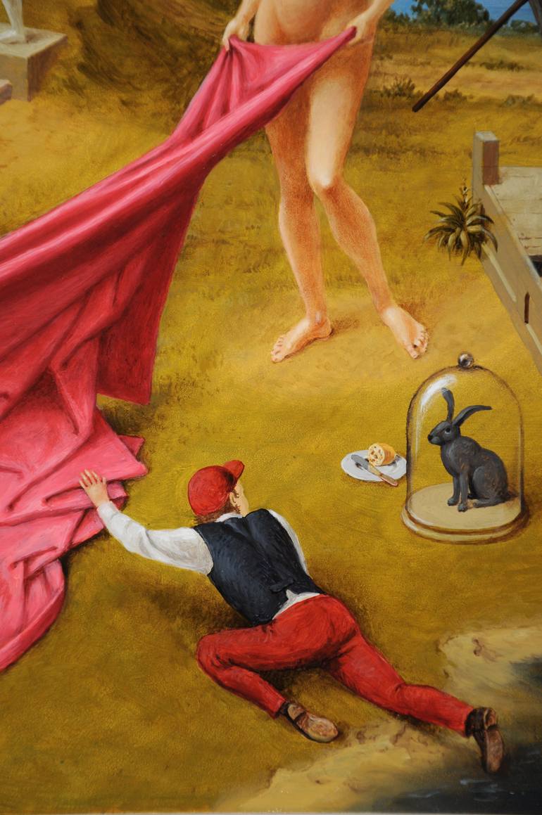 Original Figurative Nude Painting by Andrei Rabodzeenko