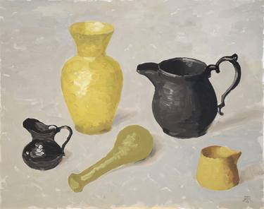 Print of Fine Art Still Life Paintings by Andrei Rabodzeenko