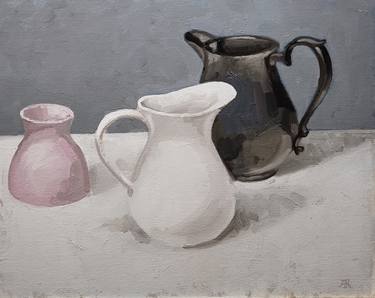 Original Fine Art Still Life Paintings by Andrei Rabodzeenko