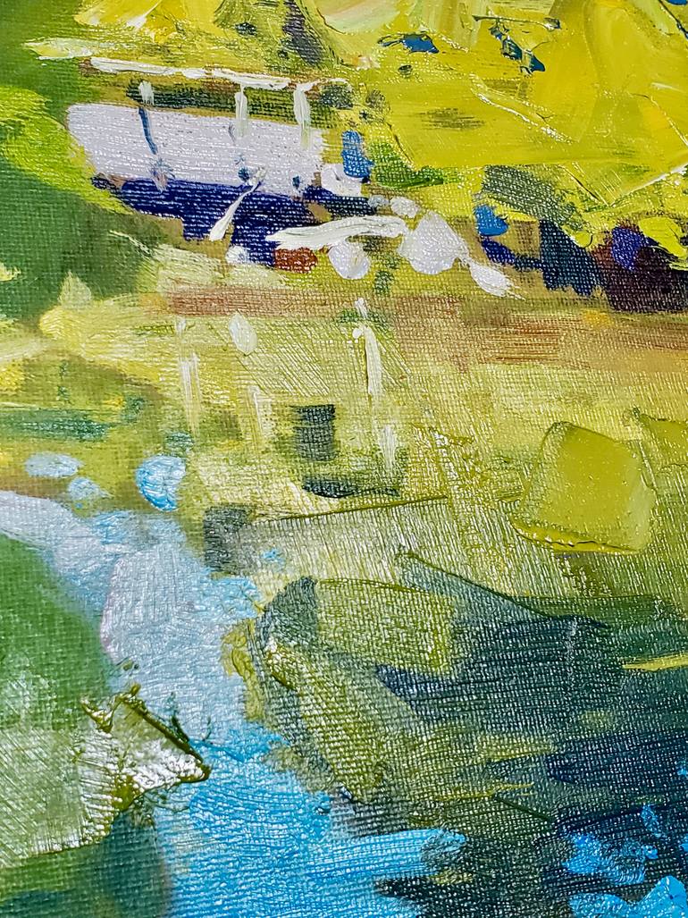 Original Expressionism Landscape Painting by Andrei Rabodzeenko