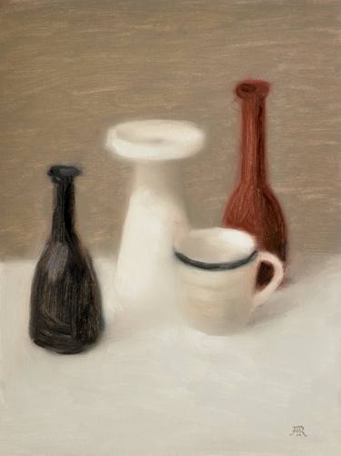 Original Fine Art Still Life Paintings by Andrei Rabodzeenko