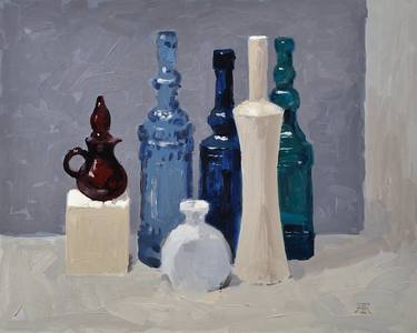 Original Fine Art Still Life Paintings by Andrei Rabodzeenko