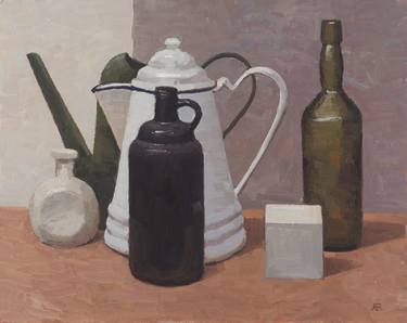 Original Fine Art Still Life Paintings by Andrei Rabodzeenko