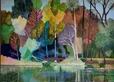 Original Expressionism Landscape Paintings by KAROLINA ŚWIDECKA