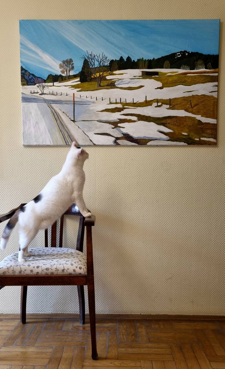 Original Contemporary Nature Painting by Karolina ŚWidecka
