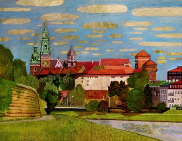 Original Documentary Architecture Paintings by KAROLINA ŚWIDECKA