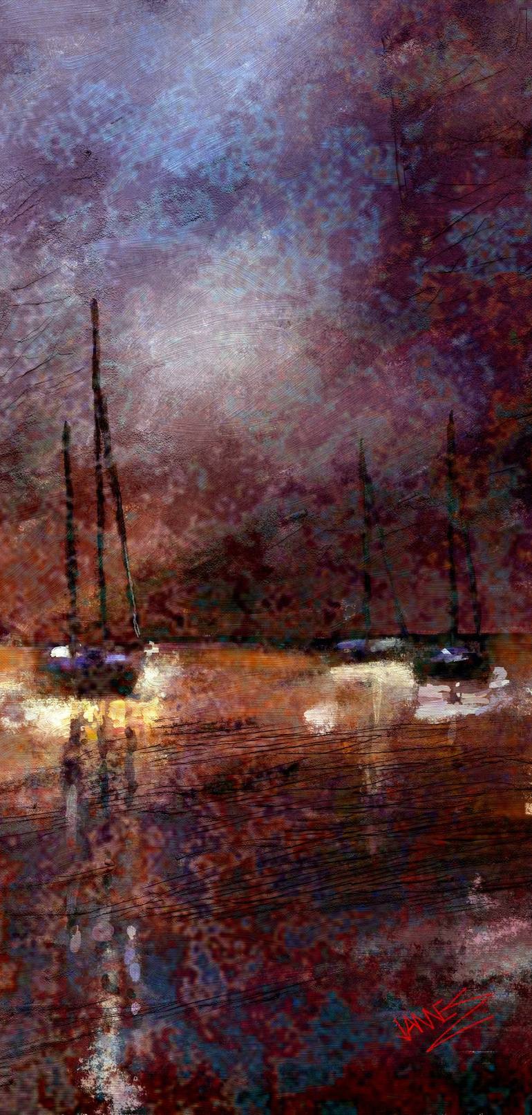 Original Impressionism Landscape Digital by James Shepherd