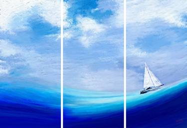 Original Abstract Seascape Digital by James Shepherd