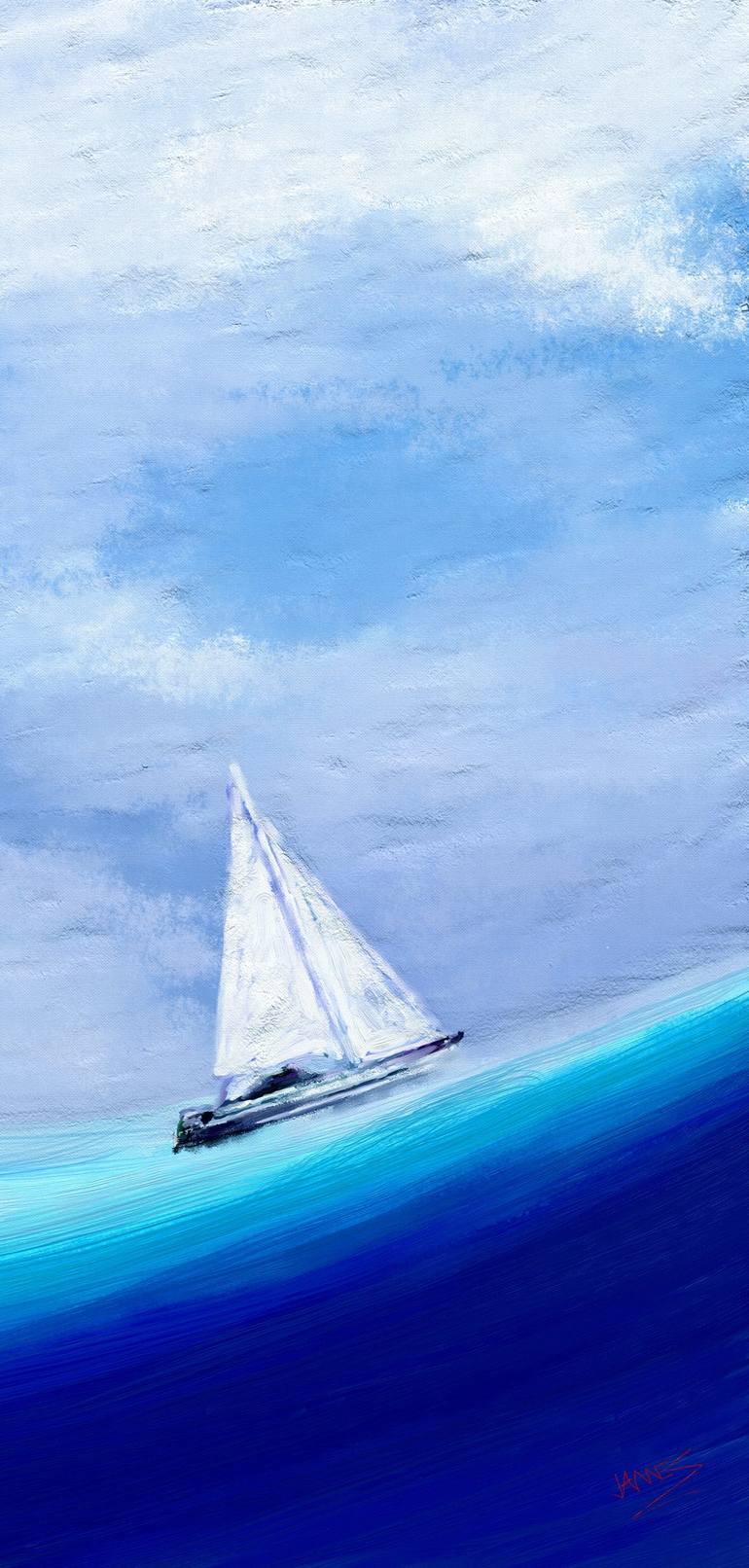 Original Seascape Digital by James Shepherd