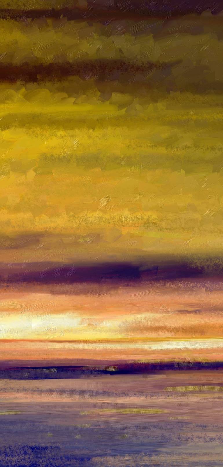 Original Abstract Seascape Digital by James Shepherd