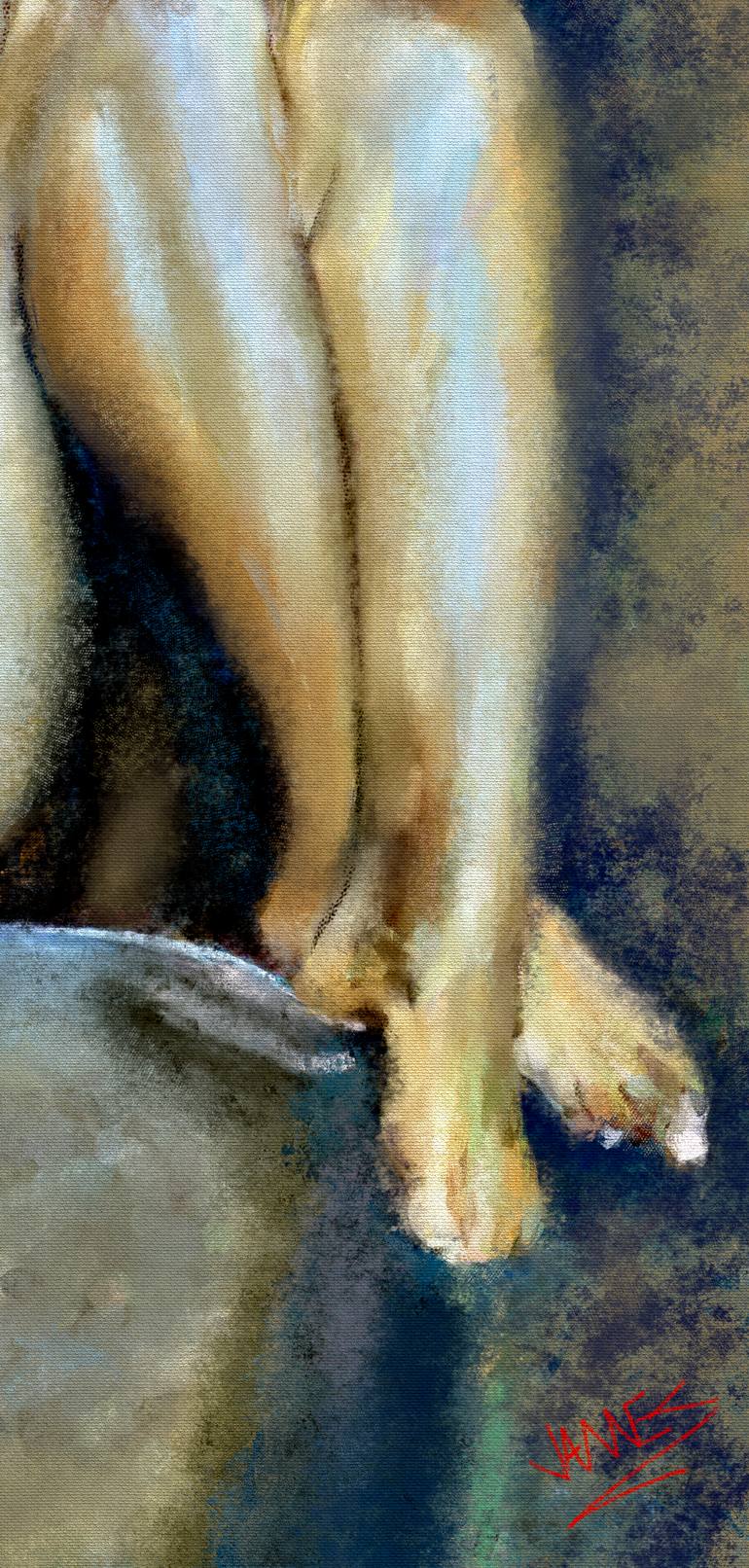 Original Figurative Nude Digital by James Shepherd