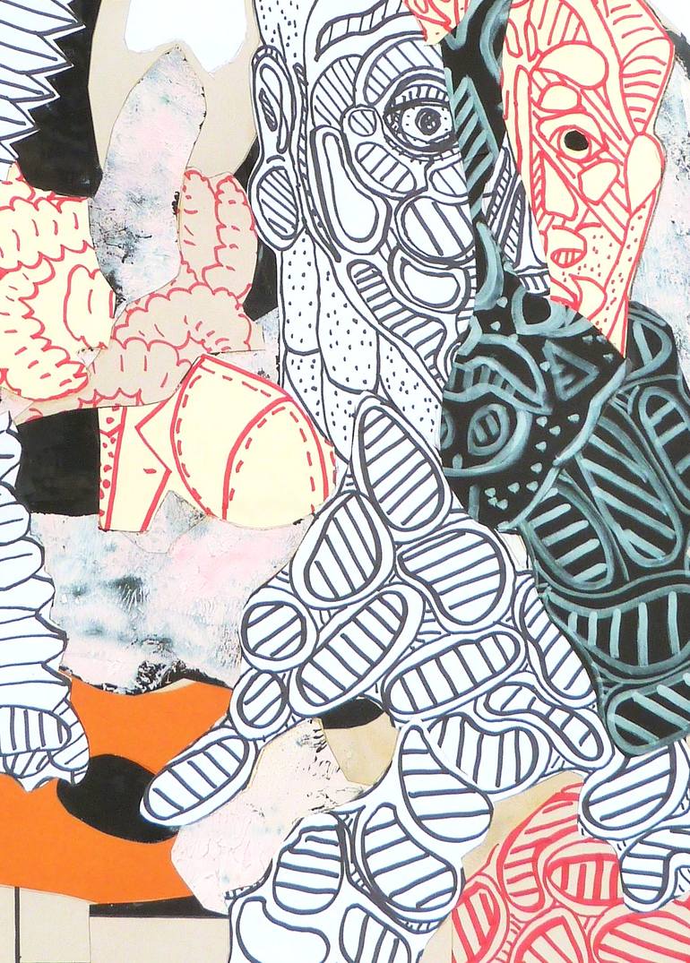 Original Contemporary People Painting by Pascal Marlin