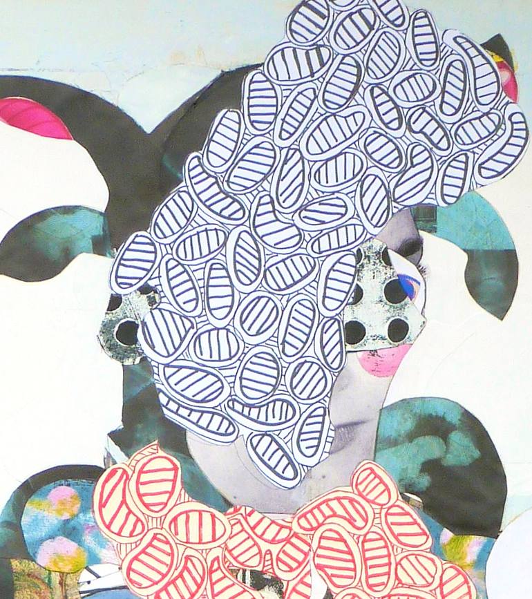 Original Contemporary Portrait Mixed Media by Pascal Marlin