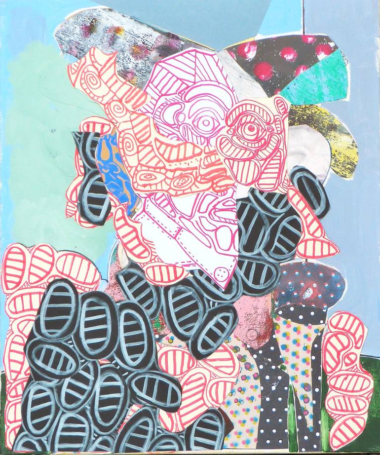 Print of Contemporary Portrait Mixed Media by Pascal Marlin