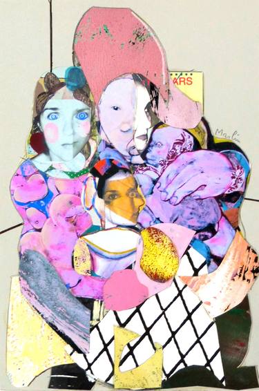 Print of Figurative People Mixed Media by Pascal Marlin