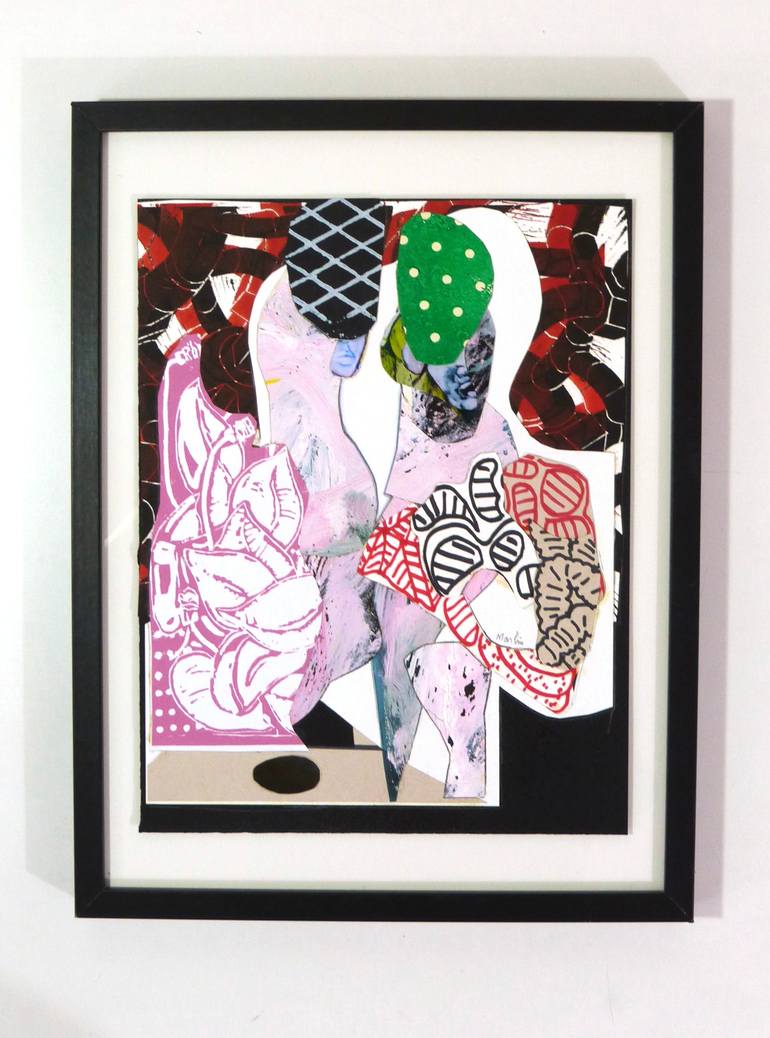 Original Contemporary Fantasy Mixed Media by Pascal Marlin