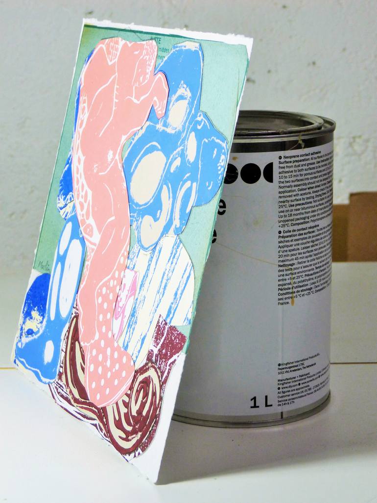 Original Portraiture Body Mixed Media by Pascal Marlin