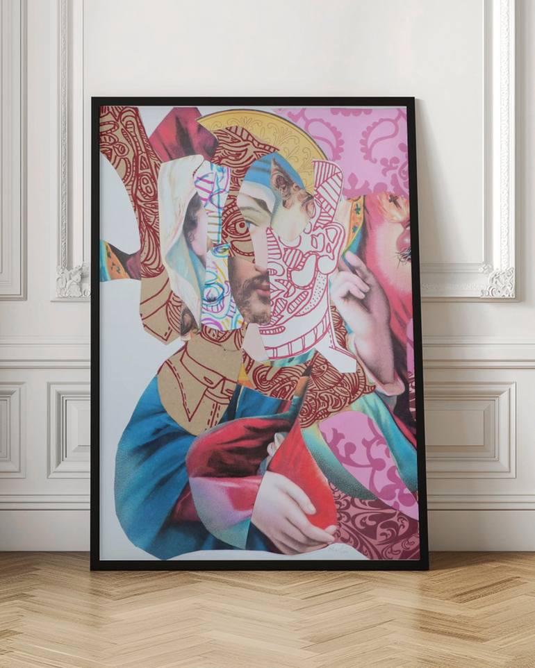 Original Baroque Religion Painting by Pascal Marlin