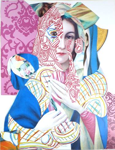 Print of Figurative Women Collage by Pascal Marlin