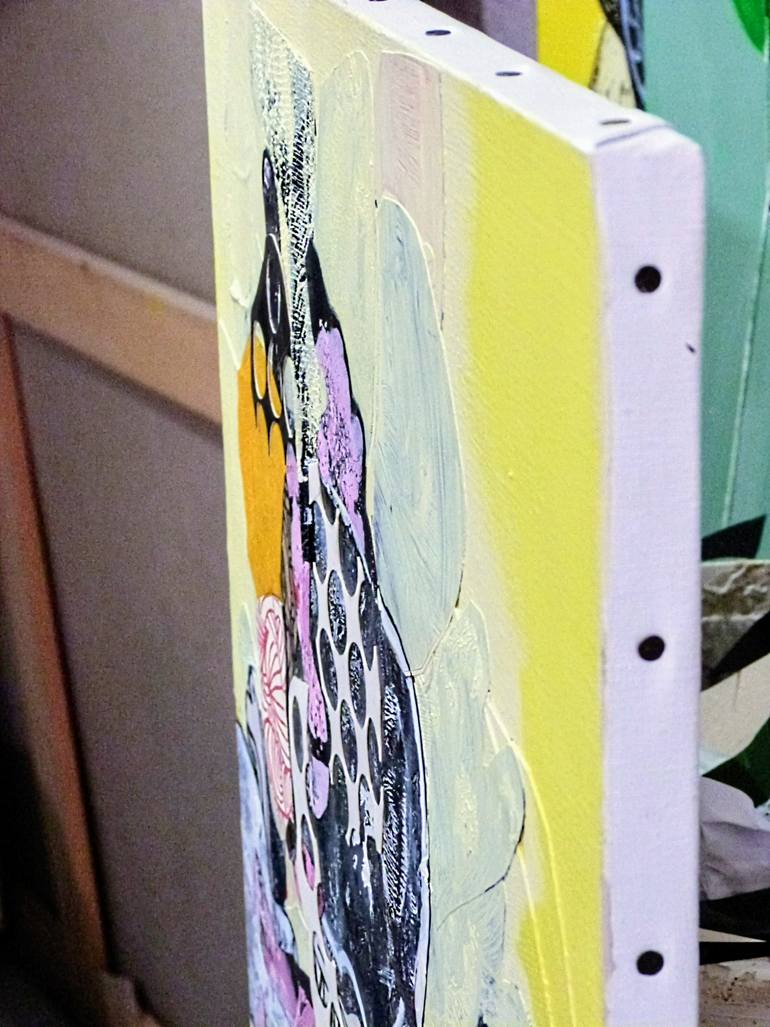Original Pop Art Fantasy Mixed Media by Pascal Marlin
