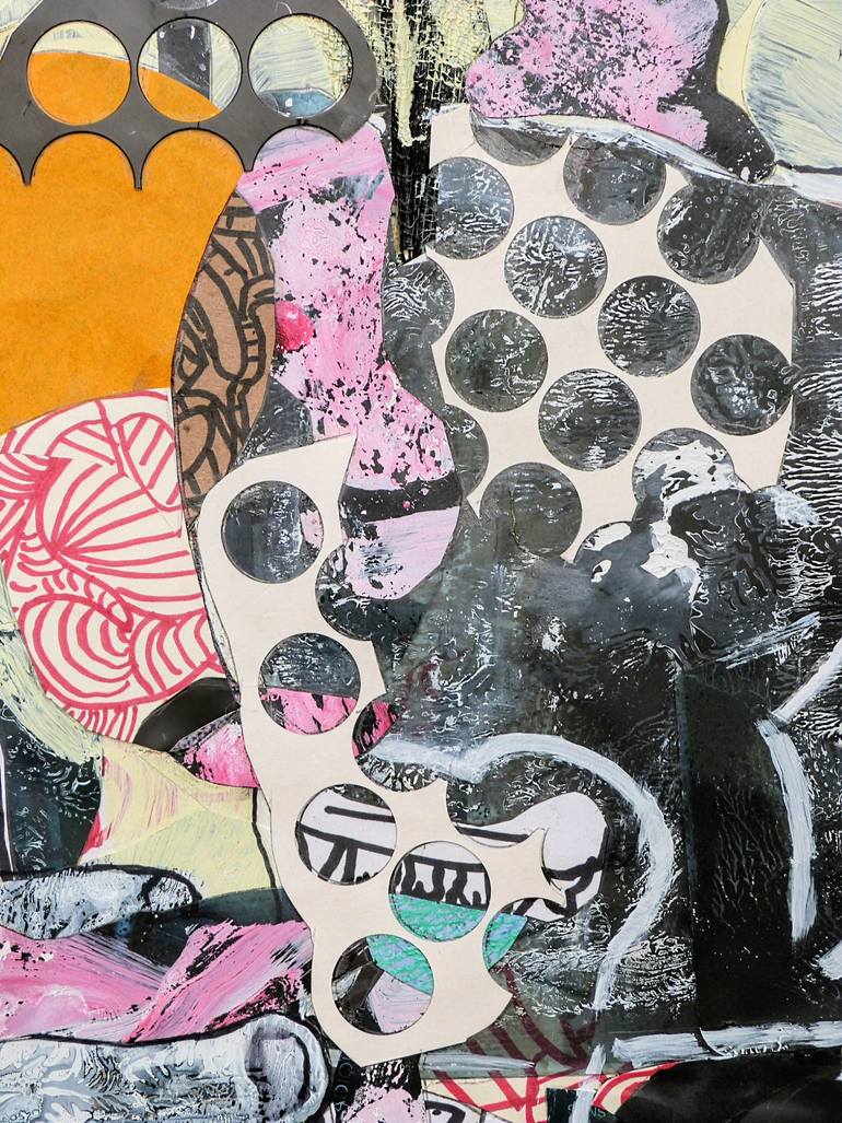 Original Pop Art Fantasy Mixed Media by Pascal Marlin