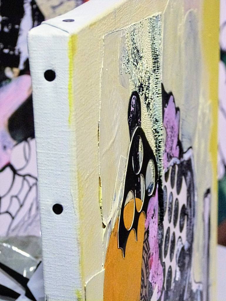 Original Pop Art Fantasy Mixed Media by Pascal Marlin
