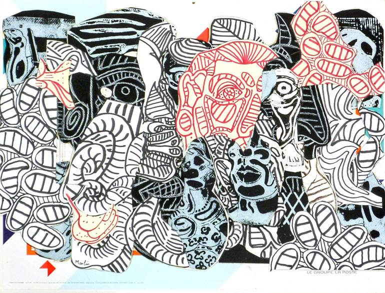 Print of Contemporary People Mixed Media by Pascal Marlin