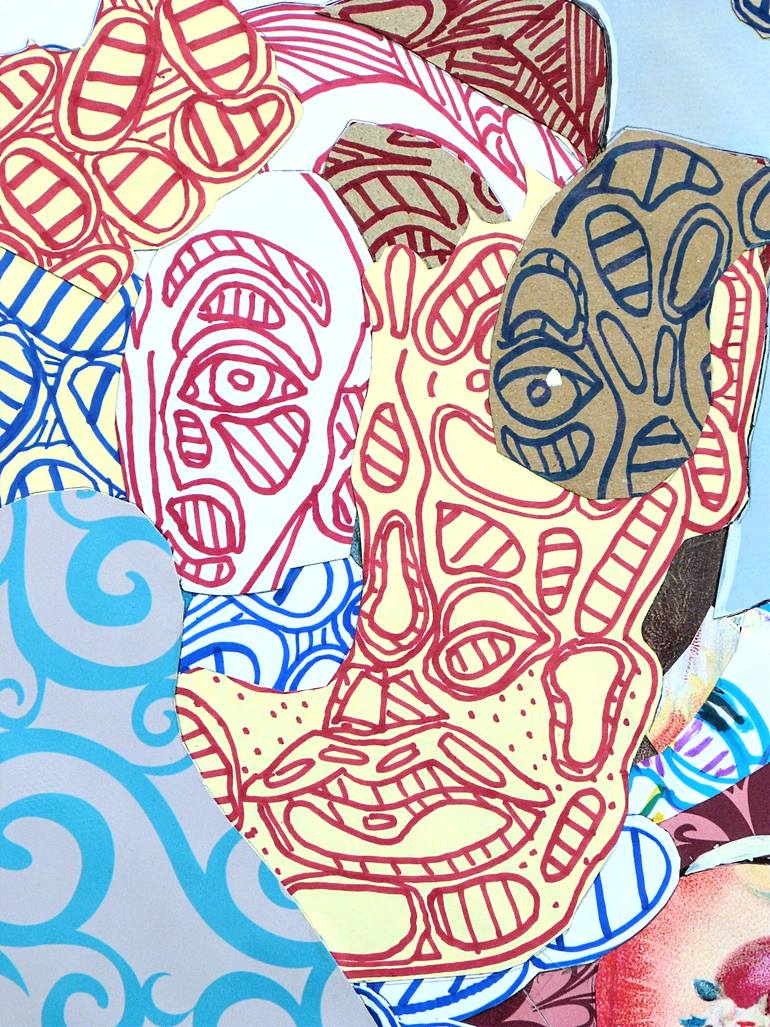 Original Baroque People Collage by Pascal Marlin