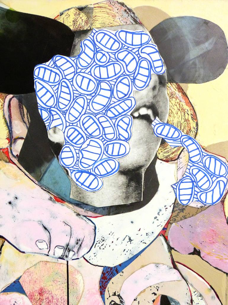 Original Baroque Children Collage by Pascal Marlin