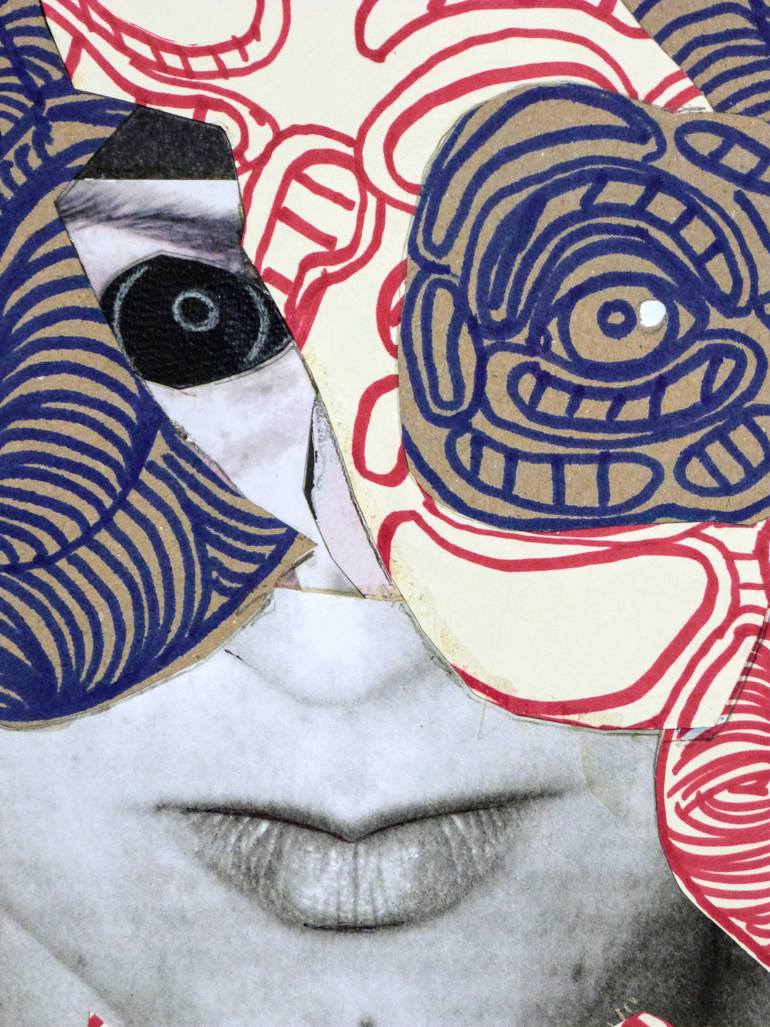 Original Pop Art People Collage by Pascal Marlin