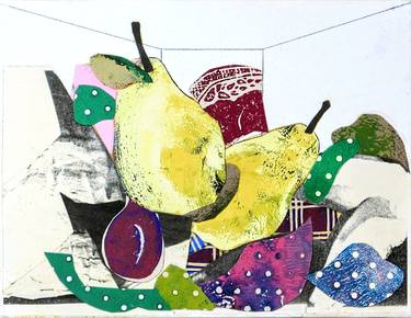 Original Figurative Still Life Collage by Pascal Marlin
