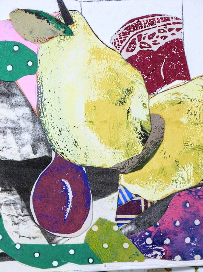 Original Figurative Still Life Collage by Pascal Marlin