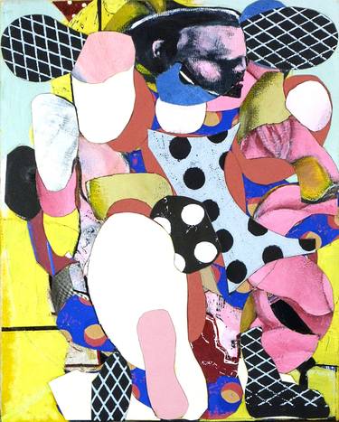 Original Dada Portrait Paintings by Pascal Marlin