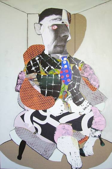 Original Expressionism People Collage by Pascal Marlin