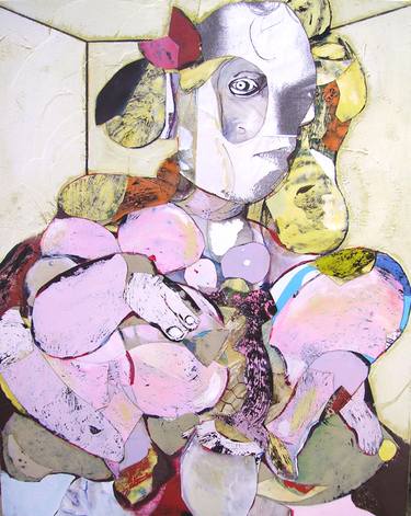 Original Expressionism Women Collage by Pascal Marlin