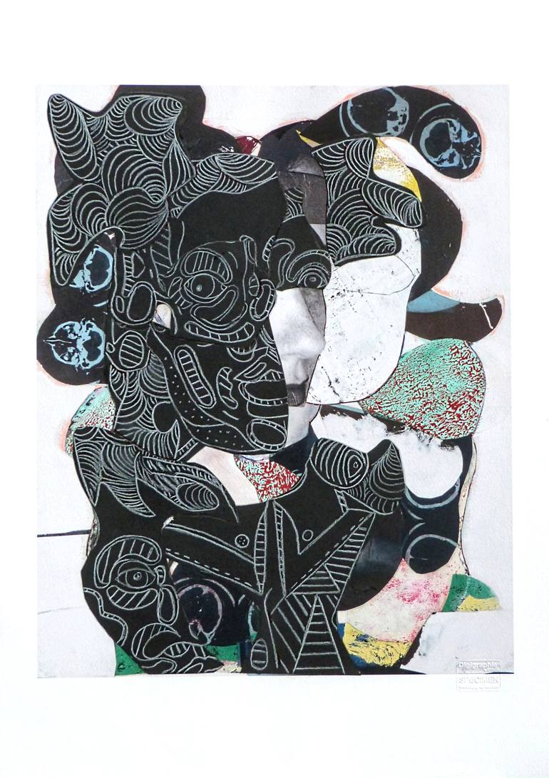 Original Black & White Women Drawing by Pascal Marlin