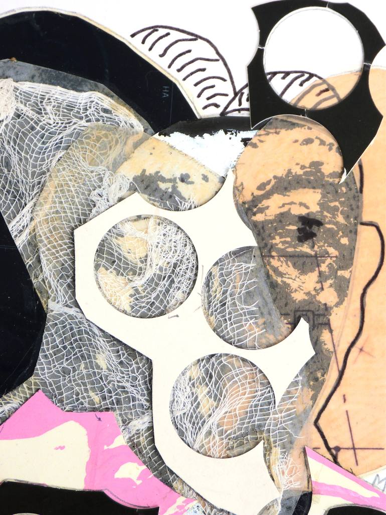 Original Figurative Men Collage by Pascal Marlin