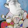 mixed media on canvas