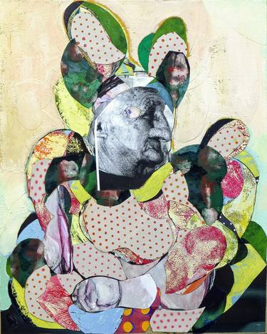 Original Expressionism Men Collage by Pascal Marlin