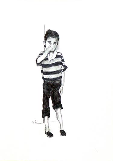 Print of Realism Children Drawings by Pascal Marlin
