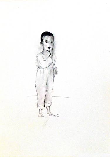 Original Realism Children Drawings by Pascal Marlin