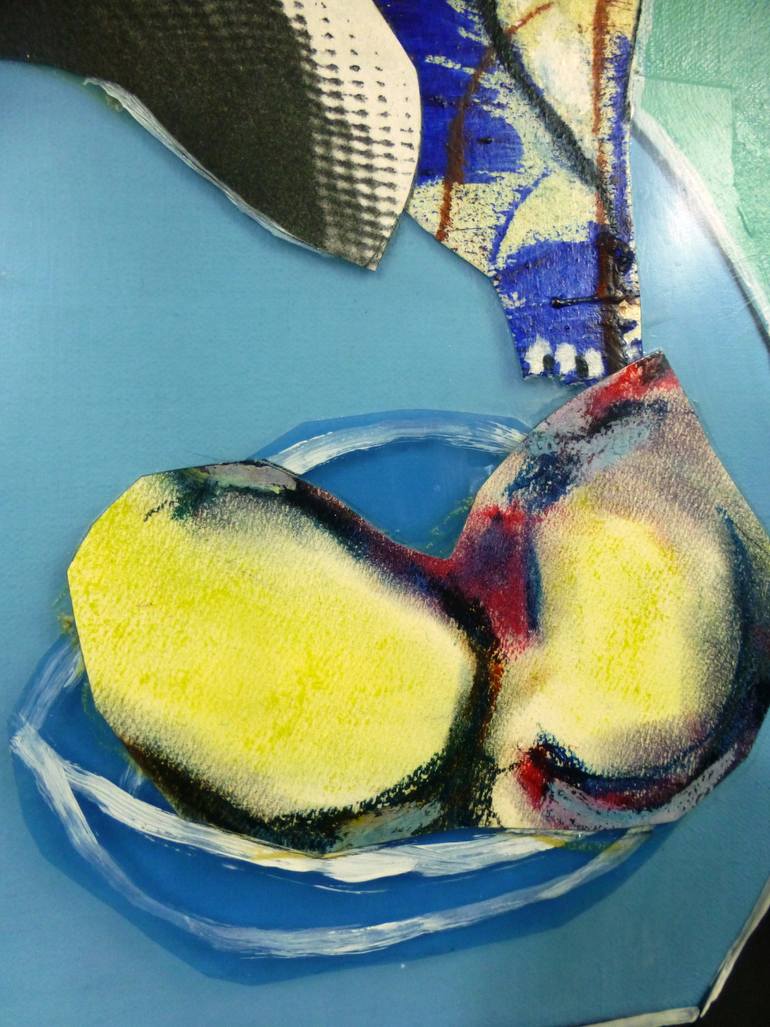 Original Figurative Men Collage by Pascal Marlin