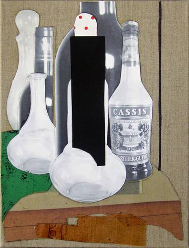 Original Still Life Collage by Pascal Marlin