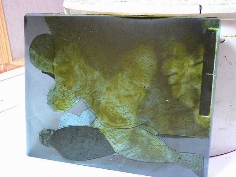 Original Figurative Body Drawing by Pascal Marlin