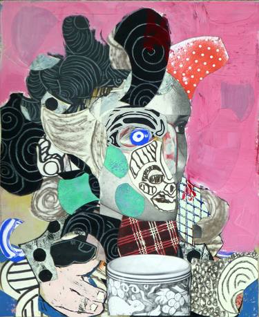 Print of Figurative Women Collage by Pascal Marlin