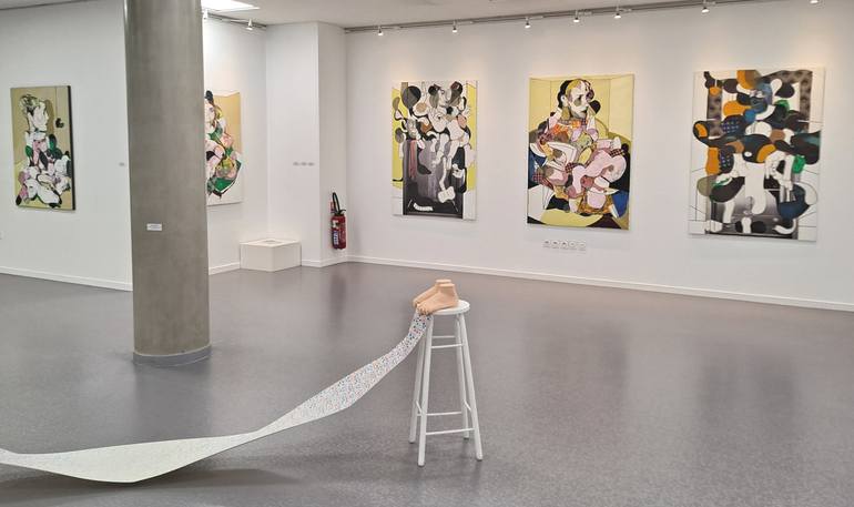 Original Figurative Men Collage by Pascal Marlin