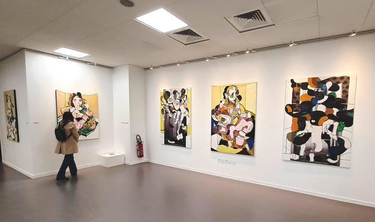 Original Figurative Men Collage by Pascal Marlin