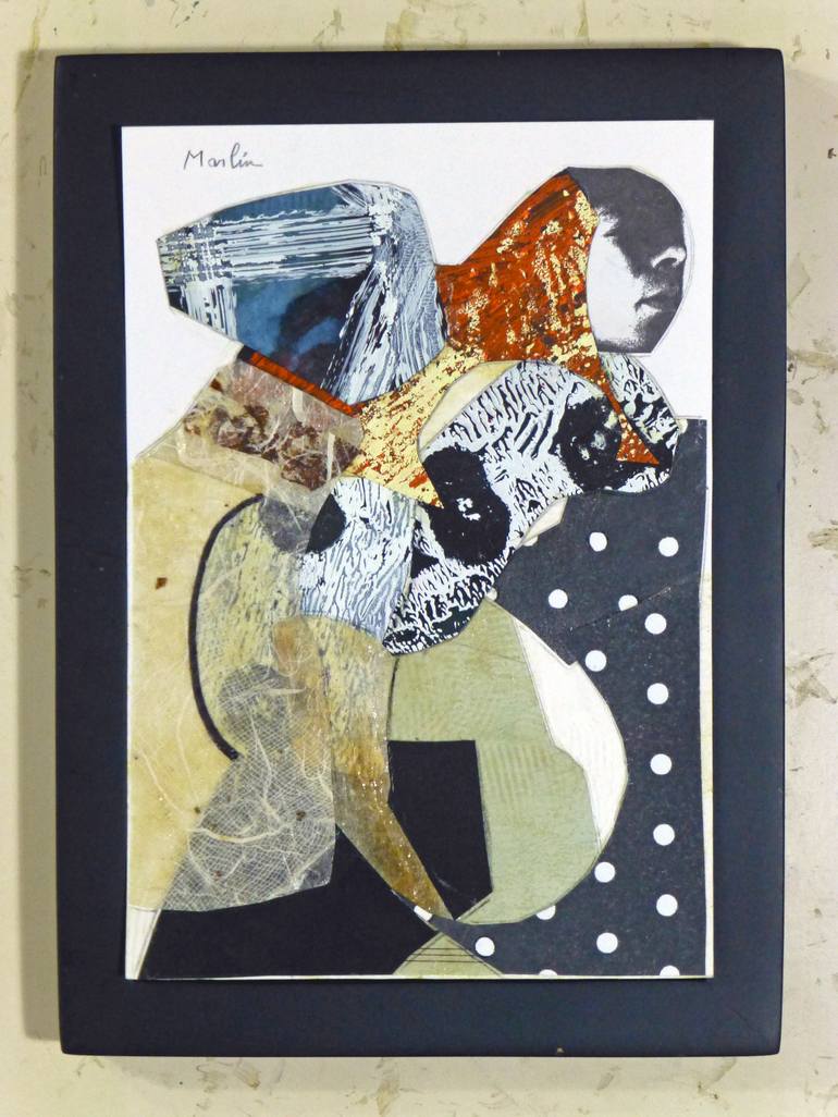 Original Dada Fantasy Collage by Pascal Marlin