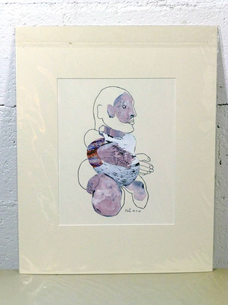 Original Figurative Body Collage by Pascal Marlin